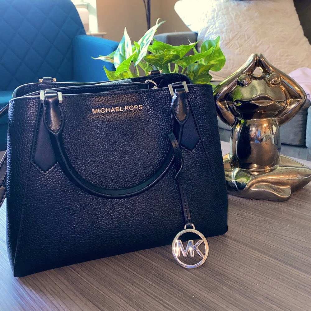 Brand New Black Michael Kors Leather Purse